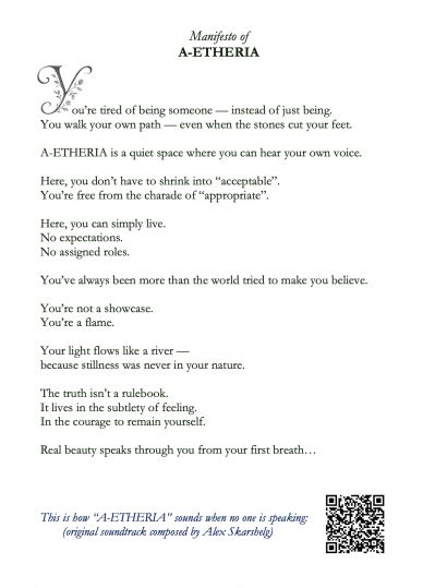 A-ETHERIA “A mirror for those who never fit in” - a Art Design Artowrk by Alex Skarshelg
